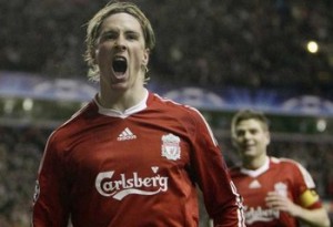 Fernando torres celebra un gol