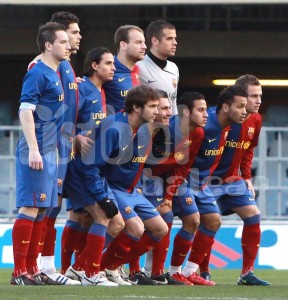 Barça B que se enfrento al Benidor