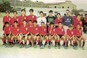 Penya Arrabal Infantil temp.94-95. Pulsar sobre la foto para ampliar