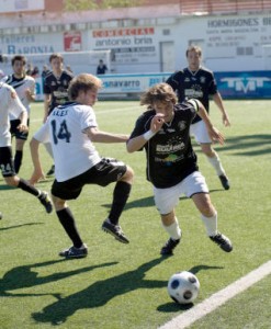 Tino con el balón