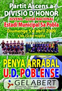 Cartel del partido