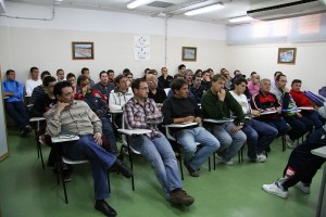 Imagen del aula donde se imparten las clases