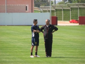 Manzano hablando con Martí