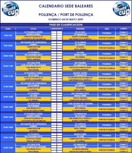 Calendario de partidos