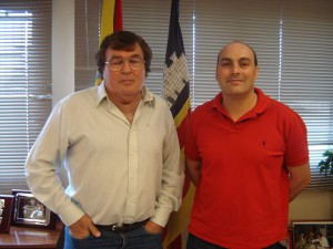 Miguel Bestard con Tomás Cladera