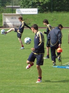 Entreno de la Selección Española