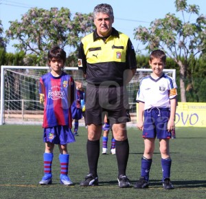 Vicente Dominguez con los capitanes