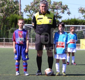 Vicente Dominguez con los capitanes