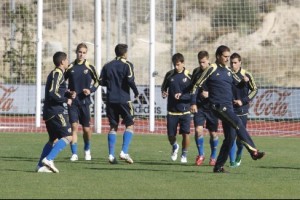 Entrenamiento España Sub-19