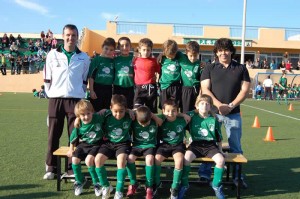 Plantilla del Prebenjamín A del Sant Jordi de Ibiza