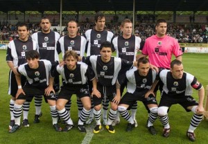 Burgos CF. El equipo burgalés ha finalizado la Liga en la tercera posición de su grupo 