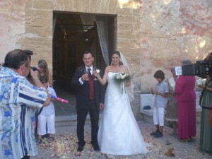 Julian López Coll, en el día de su boda