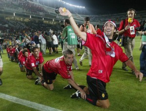 Fernando Niño en la final de copa