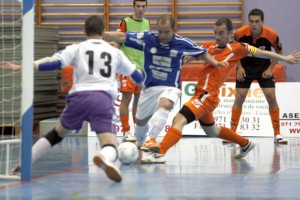 El Gasifred, durante un encuentro jugado en la Primera División Nacional A.  VICENT MARÍ