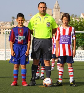 Francisco Parets con los capitanes