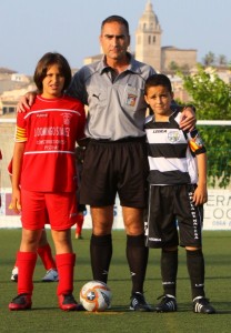 Jesús Fernandez con los capitanes