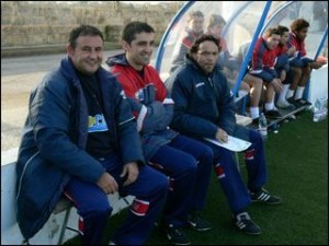 Nico Lopez en sus tiempos en el banquillo del Poblense