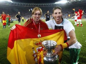 Torres con la Eurocopa