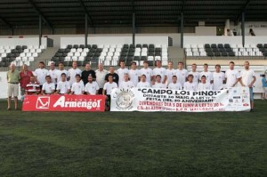 CE Alaior 2009-10. Foto de la plantilla del club blanquinegro que ayer inició los entrenos de la pretemporada antes del campeonato