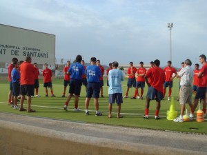 Miguel Ángel Tomás ya entrena en Santanyi