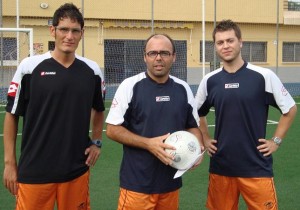 Xavi Ferriol nuevo entrenador del Ferriolense con su equipo técnico