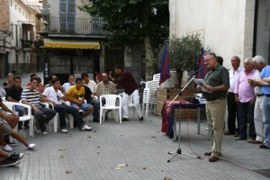 Las plantillas juveniles del Poblense acudireon al acto