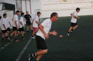 Esfuerzo. El Alaior prosigue los entrenamientos de pretemporada