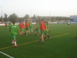 Primer entrenamiento del Son Ferrer