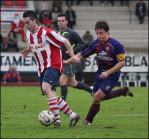 Andreu Llistó en su etapa en el Poblense