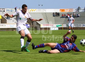 Miguel Barceló con el Poblense juvenil DH la pasada temporada