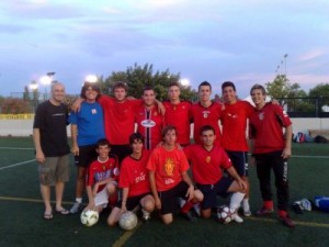 Equipo de la afición del Real Mallorca