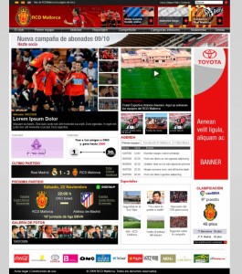 El Real Mallorca estrena nueva web