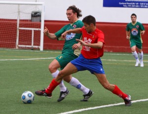 David Mateu, consigue el gol del empate para el Alcudia