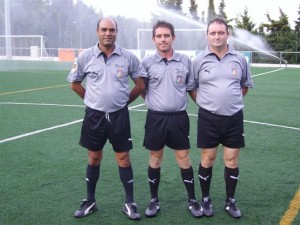 Trio Arbitral del encuentro