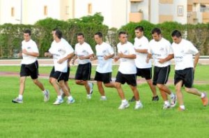 Imagen de archivo del primer entrenamiento de pretemporada del Gasifred de la pasada campaña. LORENA PORTERO