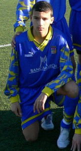 Kamal Mohamed Andesalan El Handi, con la selección Balear Infantil. Foto O. Riera