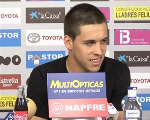 Felipe Mattioni esta mañana en la sala de prensa de la Ciutat Esportiva