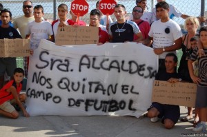 Manifestación en Son Malferit