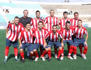 Plantilla que se enfrento al At. Baleares en la primera jornada