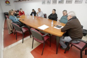 Imagen de archivo de una reunión de la junta directiva del Eivissa. JUAN A. RIERA
