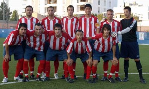 Equipo del Manacor que empató en Arta.