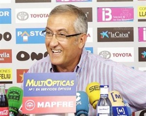 Gregorio Manzano hoy durante la rueda de prensa