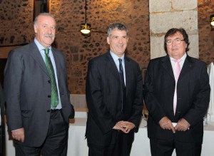Del Bosque, Villar y Bestard en la gala del Fútbol