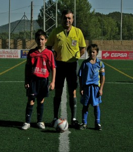 El Colegiado del encuentro con los capitanes