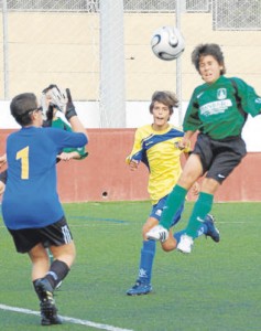 Rápid Atlético y Sant Jordi protagonizaron un igualado encuentro.  L.H.