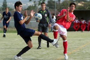 ¿Tanto miedo da el balón? Foto Bvich