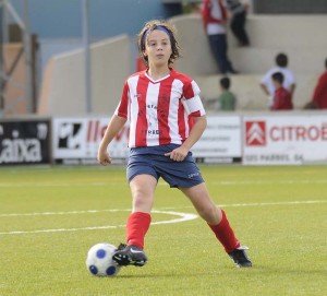 Sergi Vecina, en acción con su equipo.