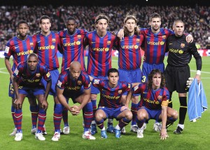 El Barcelona se impone al Mallorca en el Nou Camp. Foto O. Quetglas