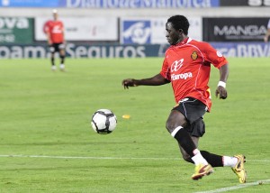 Keita el miércoles frente al Valladolid. Foto Oscar Quetglas