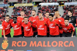 Alineación del Mallorca en el partido de ayer. Foto Pepsila